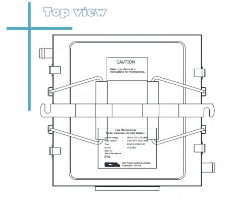NCSP B 23060 LM - Nickel Cadmium Aircraft Battery for Airbus A320 Series