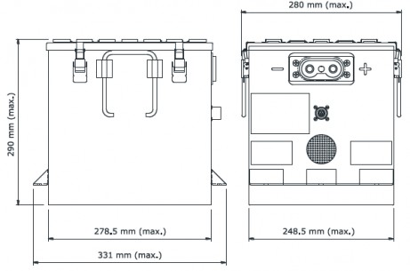 NCSP B 53060 RM Nickel Cadmium Aircraft Battery for Boeing 737NG Series